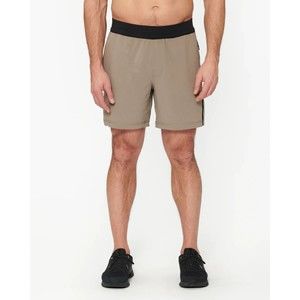 Vuori Draft Shorts Men XL Walnut Tan Unlined Active